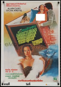 9w0423 EMMANUELLE Thai poster 1975 completely different Tongdee montage art w/ sexy Sylvia Kristel!