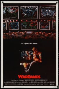 9w1477 WARGAMES 1sh 1983 Matthew Broderick plays video games to start World War III!