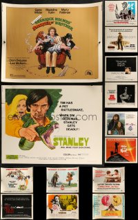 9x1085 LOT OF 17 UNFOLDED 1970S HALF-SHEETS 1970s great images from a variety of movies!