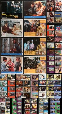 9x0357 LOT OF 126 MOSTLY 1970S-80S LOBBY CARDS 1970s-1980s incomplete sets from several movies!