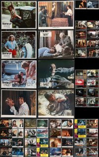 9x0378 LOT OF 82 MOSTLY 1970S-80S HORROR/SCI-FI LOBBY CARDS 1970s-1980s incomplete sets!