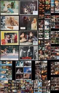 9x0354 LOT OF 150 HORROR/SCI-FI/FANTASY LOBBY CARDS 1960s-2000s incomplete sets from several movies!