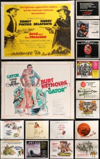 9x1089 LOT OF 16 UNFOLDED 1970S HALF-SHEETS 1970s great images from a variety of different movies!