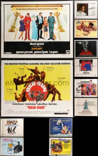 9x1107 LOT OF 12 UNFOLDED 1970S HALF-SHEETS 1970s great images from a variety of different movies!
