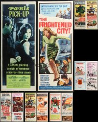 9x1054 LOT OF 16 MOSTLY UNFOLDED 1960S INSERTS 1960s great images from a variety of movies!