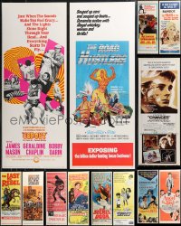 9x1052 LOT OF 17 MOSTLY UNFOLDED 1960S INSERTS 1960s great images from a variety of movies!