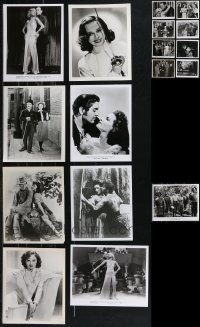 9x0833 LOT OF 17 RE-STRIKE 8X10 STILLS 1970s great images of top stars & classic movie scenes!