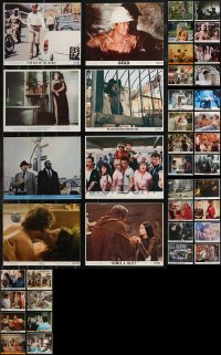 9x0789 LOT OF 50 MINI LOBBY CARDS 1970s great scenes from a variety of different movies!
