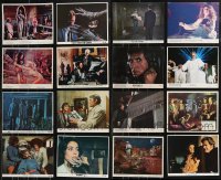 9x0803 LOT OF 32 HORROR/SCI-FI COLOR 8X10 STILLS 1960s-1980s scenes from several different movies!