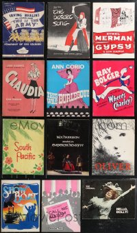 9x0624 LOT OF 12 STAGE PLAY SOUVENIR PROGRAM BOOKS 1940s-1980s from a variety of different shows!