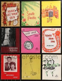 9x0628 LOT OF 9 STAGE PLAY SOUVENIR PROGRAM BOOKS 1940s-1960s from a variety of different shows!