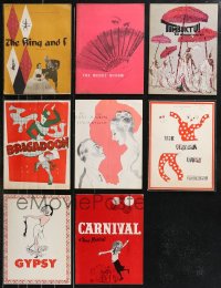 9x0633 LOT OF 8 STAGE PLAY SOUVENIR PROGRAM BOOKS 1950s-1970s from a variety of different shows!