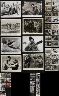 9x0778 LOT OF 71 COLOR AND BLACK & WHITE 8X10 STILLS 1960s-1980s scenes from a variety of movies!