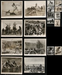 9x0831 LOT OF 18 8X10 STILLS SHOWING NATIVE AMERICAN INDIANS 1950s-1970s cool movie scenes!