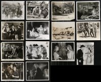 9x0840 LOT OF 14 COWBOY WESTERN 8X10 STILLS 1930s-1960s great scenes from several different movies!