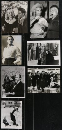 9x0874 LOT OF 7 ORSON WELLES 8X10 STILLS 1940s-1970s great images of the Hollywood legend!
