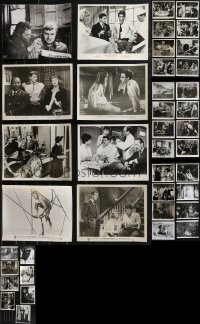 9x0792 LOT OF 48 MOSTLY 1950S-60S 8X10 STILLS 1950s-1960s great scenes from a variety of movies!