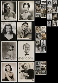 9x0800 LOT OF 38 8X10 STILLS 1930s-1960s portraits & scenes from a variety of different movies!