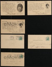 9x0754 LOT OF 3 FAN POSTCARDS 1928-1929 sent to admirers of Colleen Moore and Alice White!