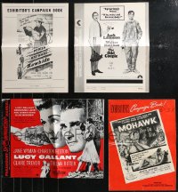 9x0507 LOT OF 12 UNCUT PRESSBOOKS 1950s-1960s advertising for a variety of different movies!