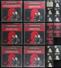 9x0153 LOT OF 11 SHERLOCK HOLMES 33 1/3 RPM RECORDS 1980 from all the Rathbone & Bruce movies!