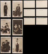 9x0747 LOT OF 6 CHARLIE CHAPLIN ENGLISH POSTCARDS 1910s great images of the Hollywood legend!