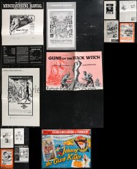 9x0499 LOT OF 17 UNCUT PRESSBOOKS 1950s-1970s advertising a variety of different movies!