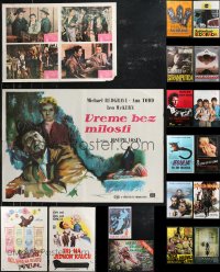 9x1020 LOT OF 24 FORMERLY FOLDED YUGOSLAVIAN POSTERS 1960s-1980s a variety of cool movie images!