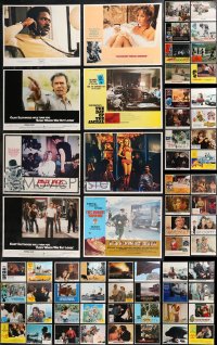 9x0368 LOT OF 96 1970S LOBBY CARDS 1970s great scenes from a variety of different movies!