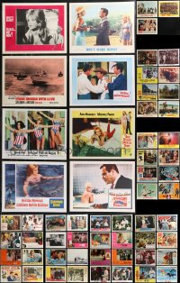 9x0377 LOT OF 83 1960S LOBBY CARDS 1960s great scenes from a variety of different movies!