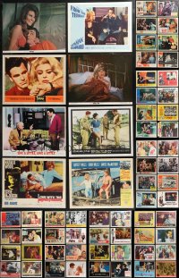 9x0369 LOT OF 92 1960S LOBBY CARDS 1960s great scenes from a variety of different movies!