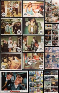 9x0370 LOT OF 89 LOBBY CARDS 1960s-1970s complete sets from a variety of different movies!