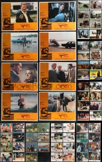 9x0372 LOT OF 87 LOBBY CARDS 1960s-1970s complete & incomplete sets from a variety of movies!