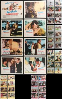 9x0403 LOT OF 47 LOBBY CARDS 1965-1966 complete sets from a variety of different movies!