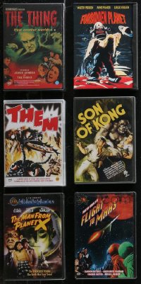 9x0729 LOT OF 6 HORROR/SCI-FI DVDS 1990s-2000s Thing, Forbidden Planet, Son of Kong, Them & more!