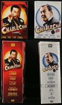9x0733 LOT OF 2 CHARLIE CHAN DVD SETS 2000s eight movies starring Warner Oland & Sidney Toler!