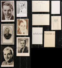 9x0752 LOT OF 6 PHILLIPS HOLMES POSTCARDS AND PHOTOS 1930s great portraits of the leading man!