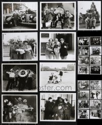 9x0816 LOT OF 25 RE-STRIKE THREE STOOGES 8X10 STILLS 1970s great images of Moe, Larry & Curly!