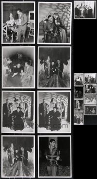 9x0832 LOT OF 17 RE-STRIKE RAVEN 8X10 STILLS 1963 great candid images of all the top stars!