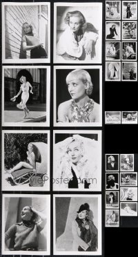9x0815 LOT OF 26 RE-STRIKE CAROLE LOMBARD 8X10 STILLS 1970s great candid images of the sexy star!