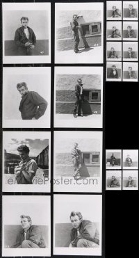 9x0824 LOT OF 20 RE-STRIKE JAMES DEAN 8X10 STILLS 1970s great portraits of the legendary actor!