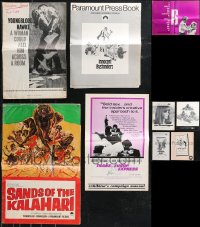 9x0512 LOT OF 9 UNCUT PRESSBOOKS 1960s-1970s advertising for a variety of different movies!