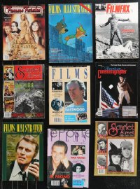 9x0550 LOT OF 13 MOVIE MAGAZINES 1970s-1990s filled with great images & information!