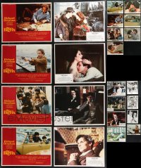 9x0415 LOT OF 23 LOBBY CARDS AND 8X10 STILLS 1970s-1980s great scenes from a variety of movies!