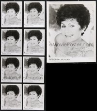 9x0866 LOT OF 9 ROBERTA PETERS SIGNED PUBLICITY 8X10 STILLS 1990s personally autographed by her!