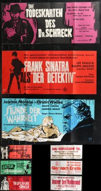 9x0089 LOT OF 16 FOLDED 12X27 AUSTRIAN POSTERS 1960s a variety of different movie images!