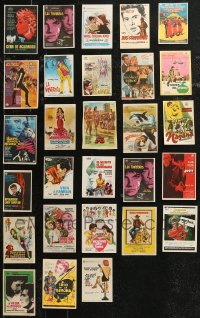 9x0893 LOT OF 28 SPANISH HERALDS 1950s-1970s great different images from a variety of movies!