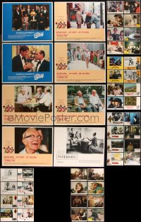 9x0387 LOT OF 74 LOBBY CARDS 1970s incomplete sets from a variety of different movies!