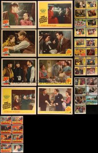 9x0407 LOT OF 39 LOBBY CARDS 1940s-1970s incomplete sets from a variety of different movies!