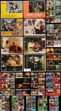 9x0361 LOT OF 110 LOBBY CARDS 1960s-1990s complete & incomplete sets from a variety of movies!